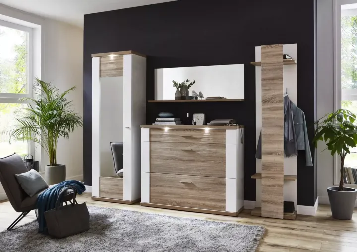 Manhattan von IDEAL Möbel Flur- & Garderobenmöbel Dielenkombination Manhattan von Ideal Möbel