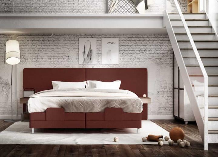 Casanova   Industrial Vintage von Schlaraffia Einzelbetten Boxspringbett " Casanova " von Schlaraffia