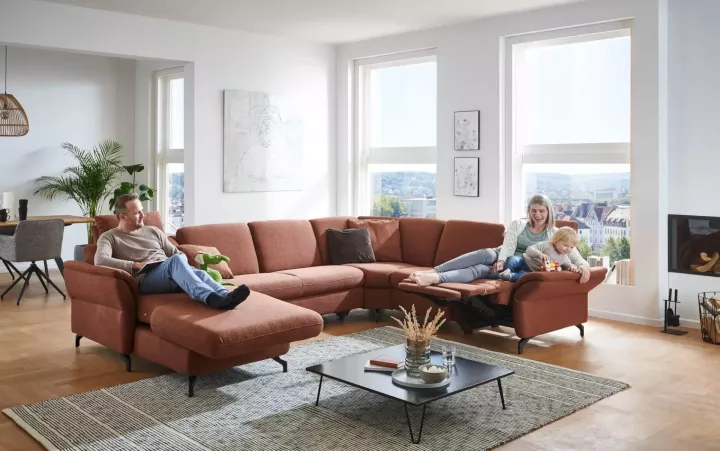 Mia von Polsteria Sofas & Couches Wohnlandschaft Mia von Steinpol - Polsteria