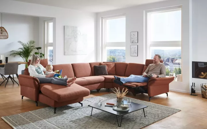 Mia von Polsteria Sofas & Couches Wohnlandschaft Mia von Steinpol - Polsteria