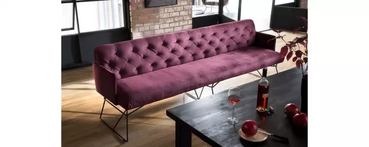Sixty Bench von Candy Polstermöbel Bank & Eckbänke Solobank Sixty Bench von Candy