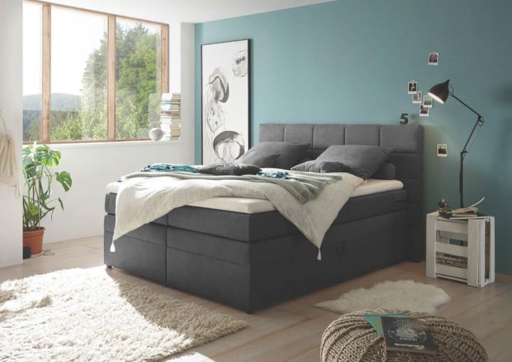 Tacoma  von Black Red White Einzelbetten Boxspringbett " Tacoma " von BlackRedWhite