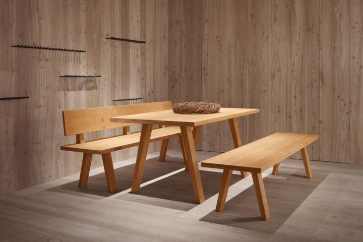 Dolomit von Gaderform nature living Speisen Bankgruppe Dolomit von Gaderform
