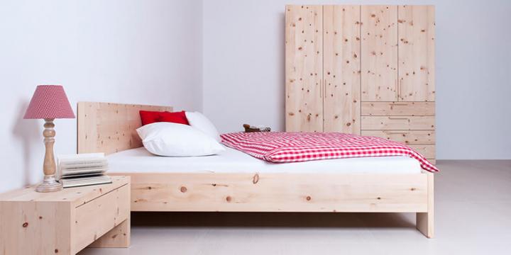 Fanes von Gaderform nature living Einzelbetten Massivholz-Bett Fanes von Gaderform