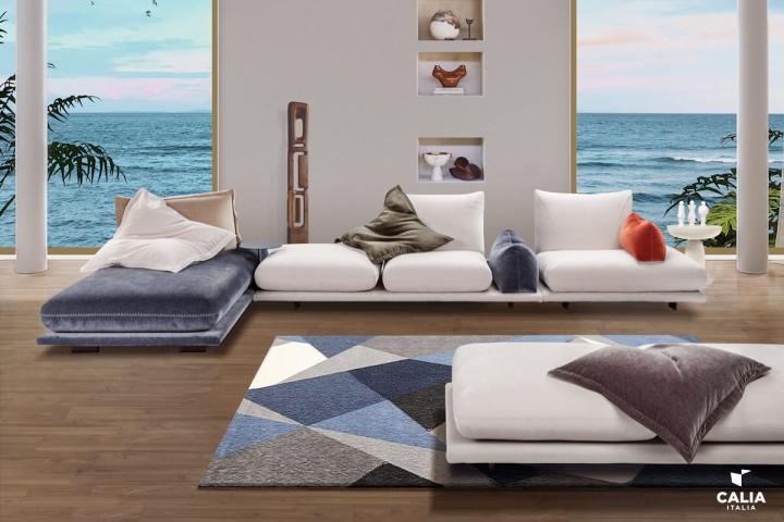 Pralin von Calia Italia Polstermöbel Sofa Pralin von Calia Italia