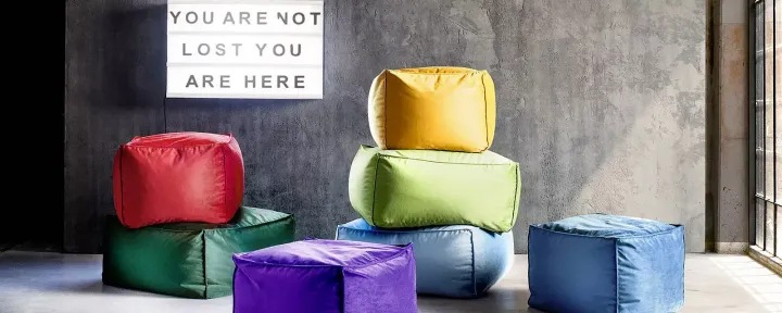 Noppa von Candy Polstermöbel Sofas & Couches Hocker Stilecht Noppa von Candy