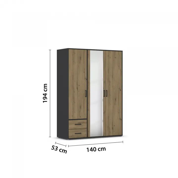 Voyager von rauch BLUE Schlafen Drehtürenschrank Voyager von rauch BLUE