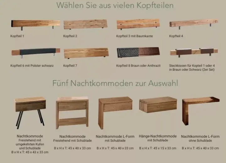 Woodstock von TPT Schlafen Balkenbett Woodstock von TPT
