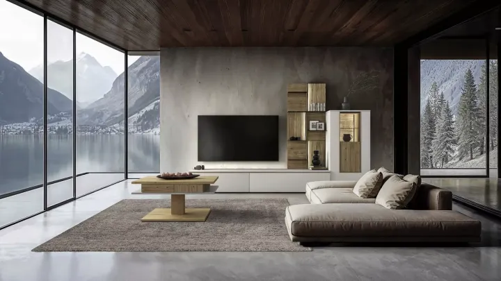 V-Lacera Wohnwand von Voglauer Wohnen Wohnwand V-Lacera Wohnwand von Voglauer